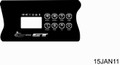 14299 OVERLAY,  K-85,  in.XE,  2 PUMP,  AIR,  2011,  LED,  BLACK,  DYNASTY