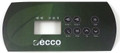 14021 OVERLAY,  K-85,  in.XE,  2 PUMP,  ECCO LOGO
