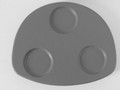 10787 PILLOW,  FILTER LID,  977,  GRAY