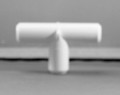 12947 FITTINGS PVC, Barbed Tee Adapter,  WATERW, 3/4inSBx3/4inSBx3/4inSB