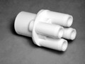 11226 Manifold PVC, Water,  WATERW, 1inS x (4) 3/4inSB Ports