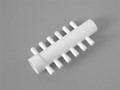 10793 Manifold PVC, Air,  WATERW, 1inS x 1inSpg x (12) 3/8inRB Ports