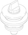 10291 AIR BLEED ASSEMBLY,  3/8,  GRAY