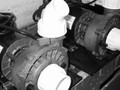 12599 PUMP,  WW,  5HP-230V-48 FRAME-2 SPEED,  BLACK W/E,  8FT in.LinK,  UNIONS