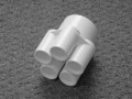 11302 Manifold PVC,  Water,  WATERW,  2in S x (5) 3/4inS Ports