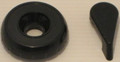 14932 KNOB, DIVERTER VALVE, 100% SHUT OFF, BLACK, 5 SMOOTH NOTCHED WITH TEAR DROP HANDLE