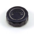 15731 KNOB, VALVE, 100% SHUT OFF, NECK JET, CLASSIC STYLE, CLEAR-BLACK