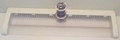 15049 WATERFALL, SPILLWAY, 18 IN, LED, CLASSIC WHITE, WITH VALVE ASSY