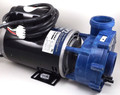 15558 PUMP, GECKO, 2018, 6HP-230V-56FR-2SPD, BLUE W/E, 8FT 4 PIN AMP, UNIONS