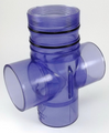 15352 DIVERTER VALVE ASSEMBLY,  2 in,  BODY, CLEAR