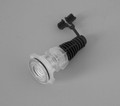 10169 Sensor Mount, GECKO, Thru-Wall, 3/8in Bulb, Clear (Wet-Well)
