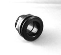 12976 FITTING,  Bulkhead,  Black