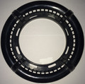 12934 FILTER PART,  DYNA-FLO LOW PROFILE,  4 SCALLOP TRIM RIng,  BLACK