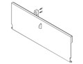 10936 Filter Front Access Weir Door,  WATERW, 100 SF Skim Fltr, BLACK