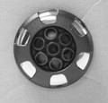14717 JET,  ADJUSTABLE CLUSTER STORM,  THREADED,  SHOWER,  BLACK/SS