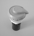 10597 Air Control,  WATERW,  Top Accss Notched,  1in P, 1-5/8in Hole,  Gry