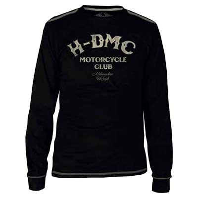 2XL Harley-Davidson Men's Black Label Collegiate T-Shirt Black 30291523 