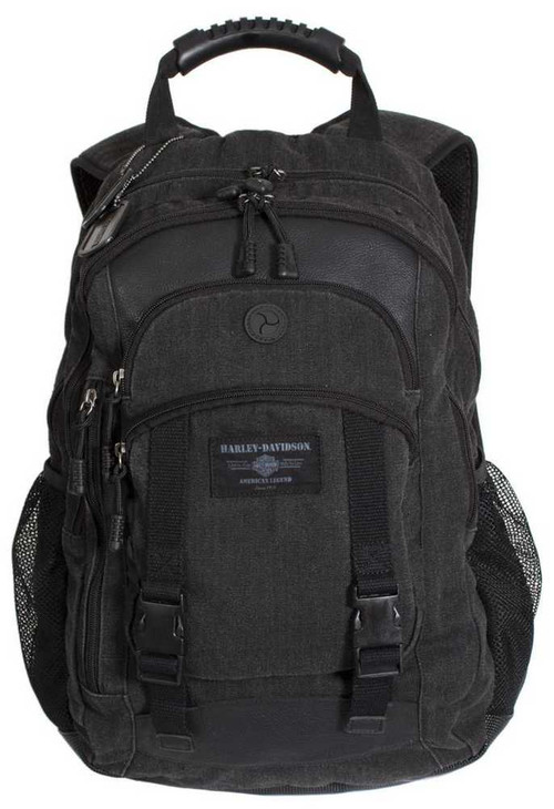 HarleyDavidson® Mens C4 Backpack CC8105SGRYBLK Wisconsin Harley