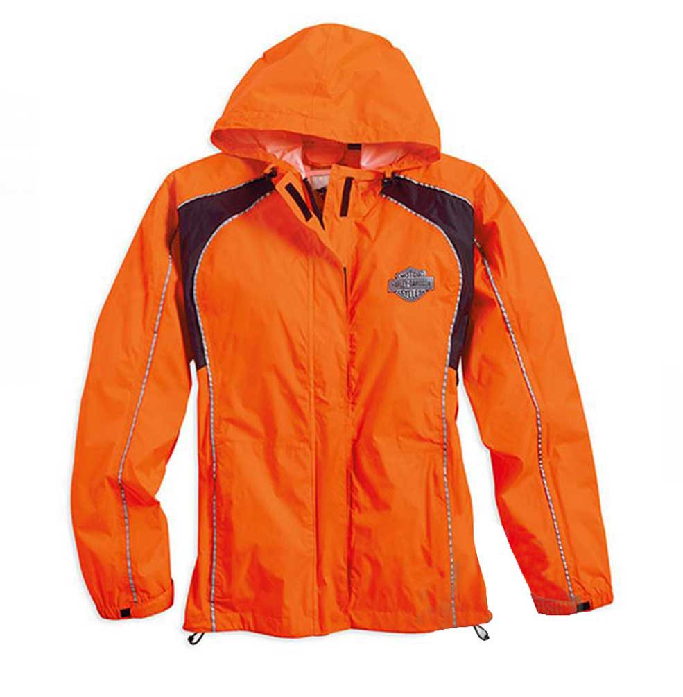 HarleyDavidson® Womens HiVis Orange Rain Suit Waterproof Jacket/Pant