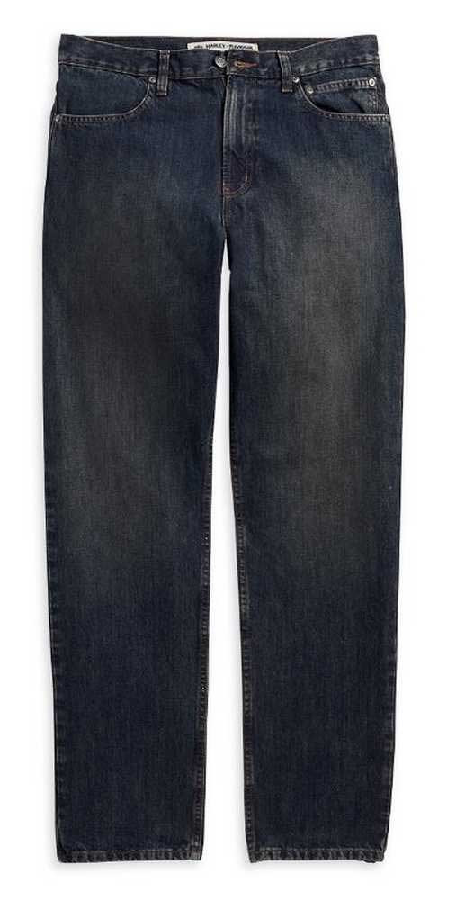 HarleyDavidson® Men's Classic Traditional Fit Jeans Washed Blue Denim
