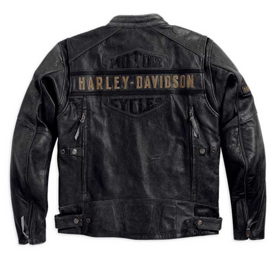 HarleyDavidson® Men's Passing Link Triple Vent Leather Jacket 98074