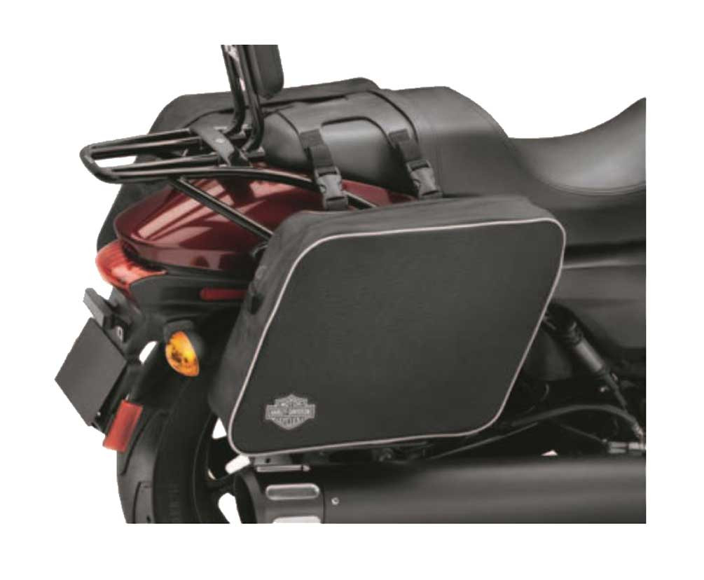 HarleyDavidson® ThrowOver Saddlebags, Fits '15Later XG Models, Black