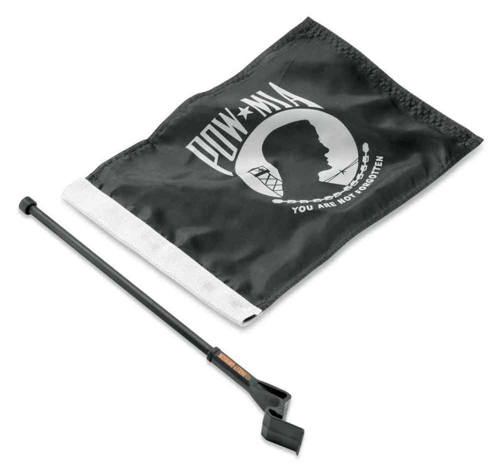 HarleyDavidson® TourPak Mount POW/MIA Flag Kit, HighQuality Nylon