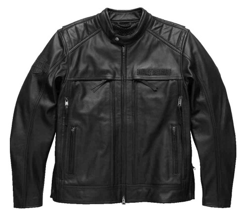 Harley-Davidson® Men&#39;s Synthesis Pocket System Leather Jacket, Black 98118-17VM - Wisconsin ...