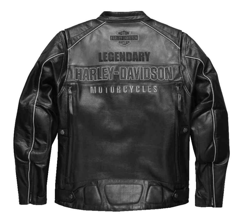 Harley-Davidson® Men's Votary Colorblocked Leather Jacket, Black 98119 ...