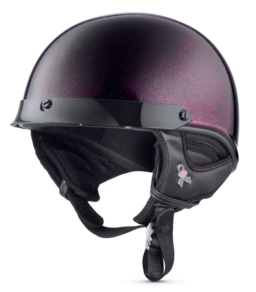 Harley-Davidson® Women's Pink Label Ultra-Light J02 Half Helmet, Pink