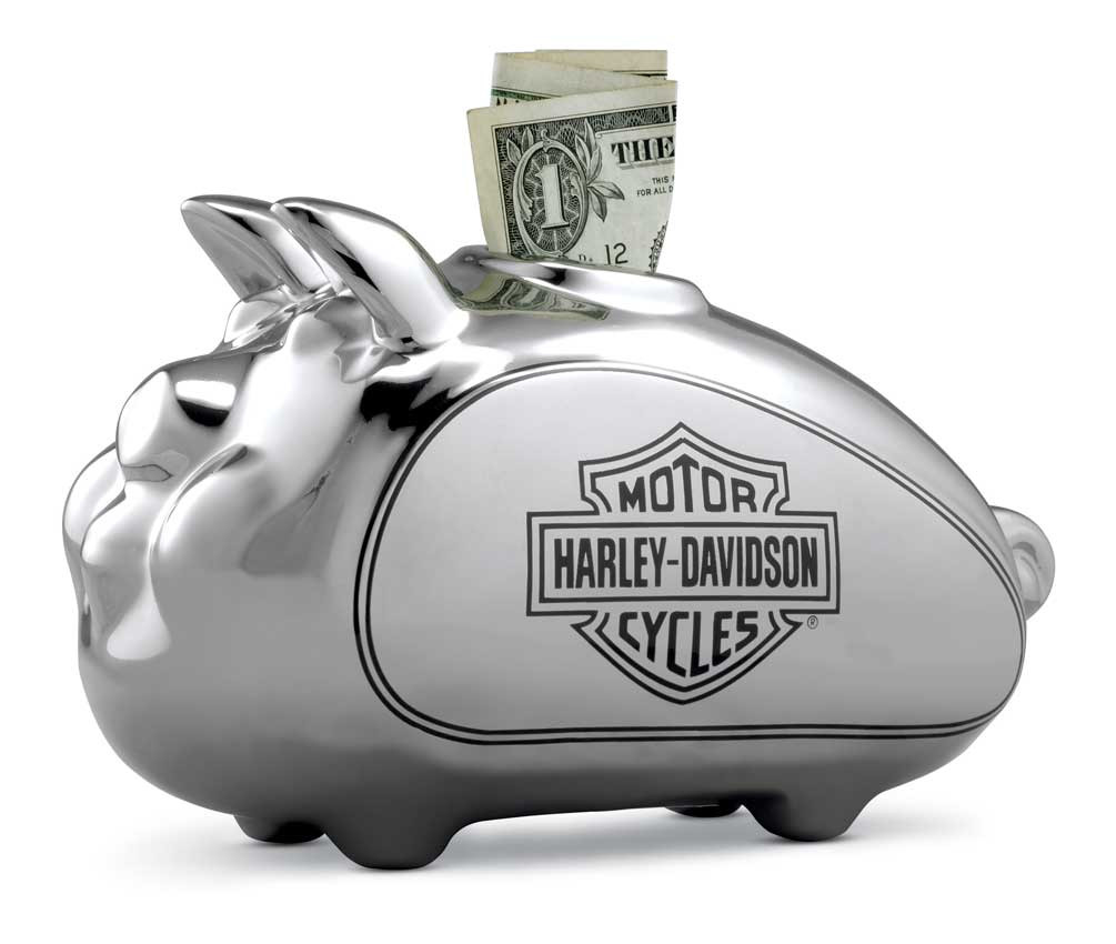 harley davidson piggy banks