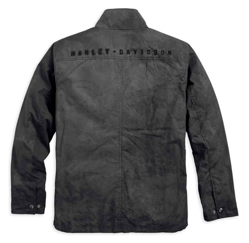 Harley-Davidson® Men's Chase Waxed Field Casual Canvas Jacket, Gray