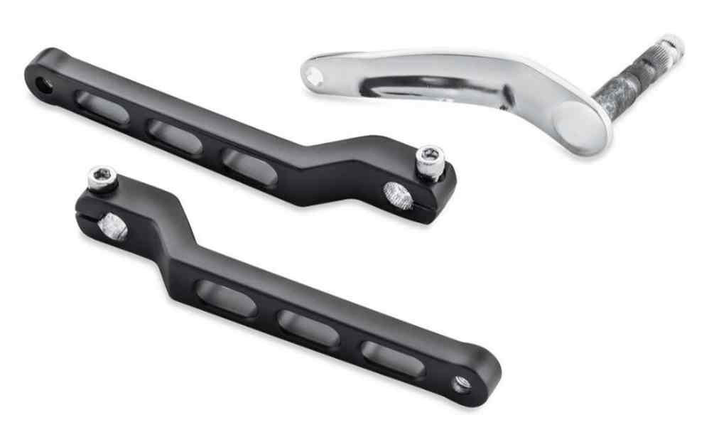 HarleyDavidson® Billet Style Heel / Toe Shift Lever, Satin Black