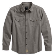 Harley-Davidson® Men's Applique Plaid Long Sleeve Slim Fit ...