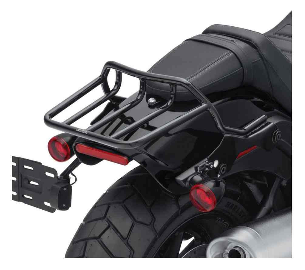 HarleyDavidson® HoldFast TwoUp Luggage Rack Black, Fat Bob Models