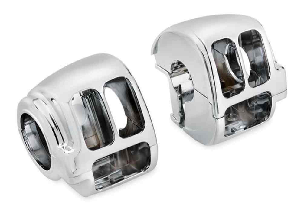 HarleyDavidson® Switch Housing Kit, MultiFit Items Chrome Finish