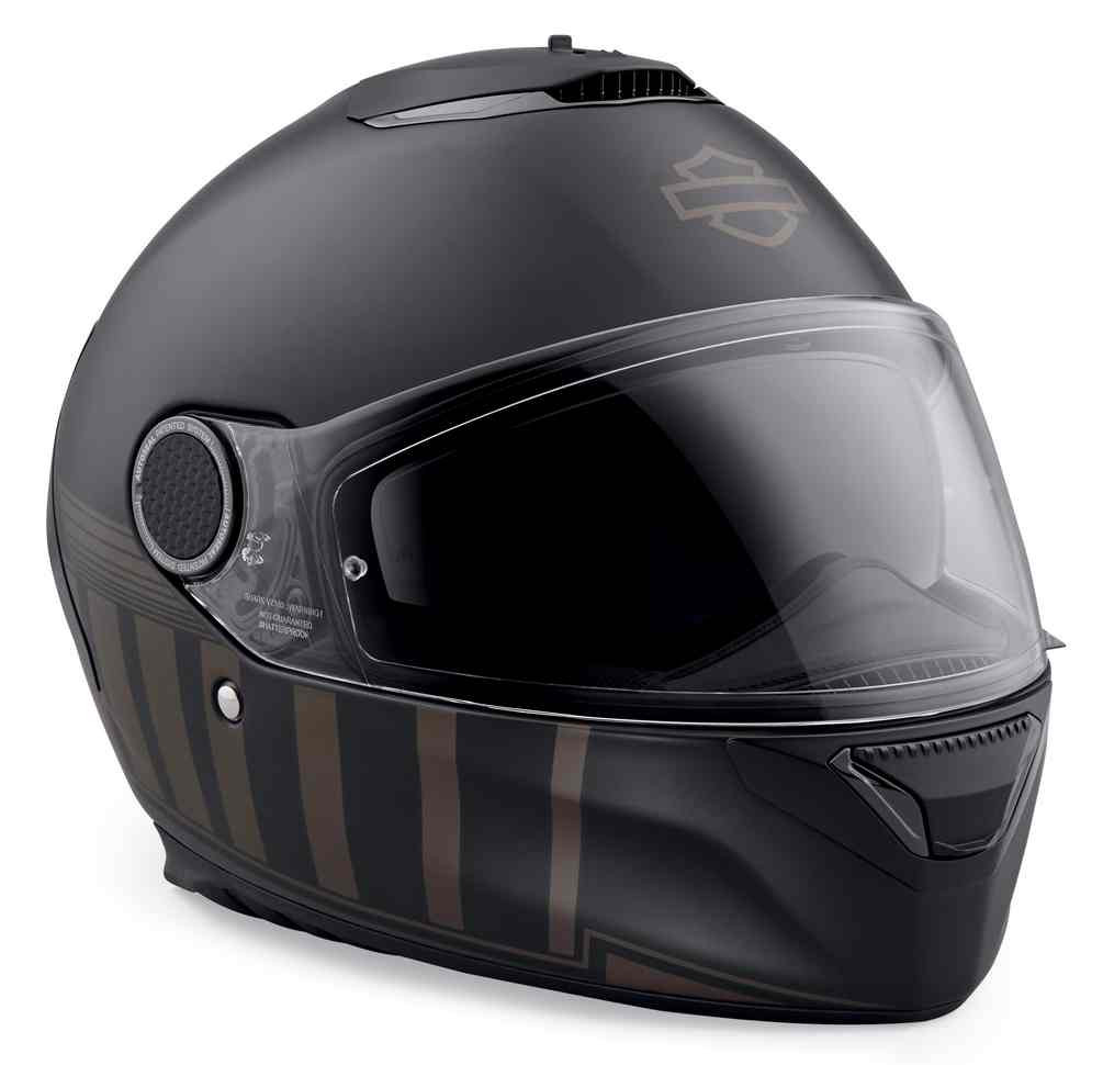 Harley-Davidson® Men's Camelot Sun Shield S08 Full-Face Helmet, Black 98352-19VX - Wisconsin