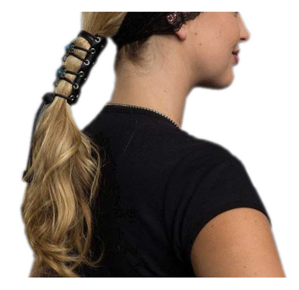 Download Hair Gloves Women's Leather Hair Wrap With Vintage Cross ...