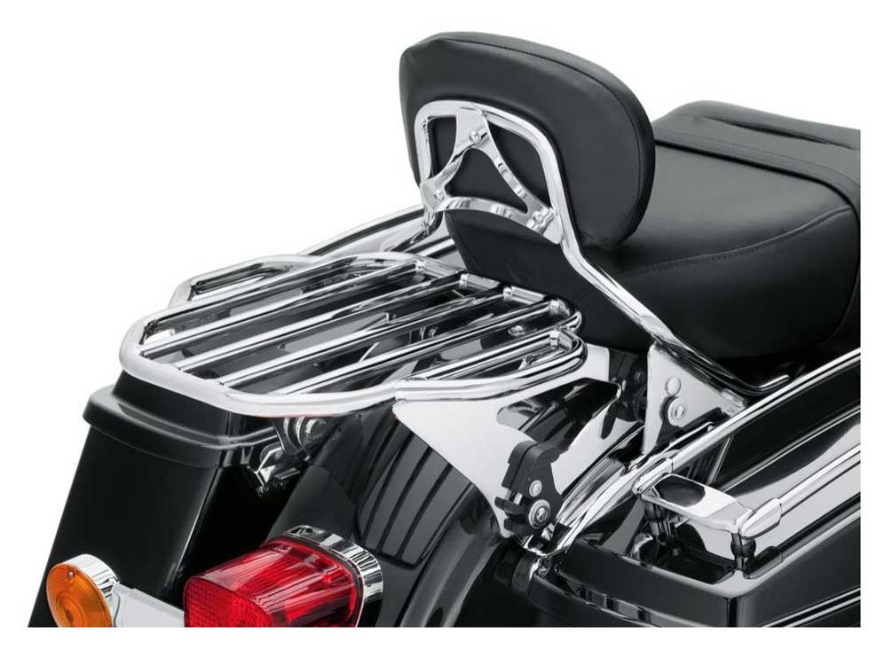 Harley Detachable LUGGAGE RACK 2009-2024 Street Road Glide 54215-09A Electra Roadking Touring Quick Release Rear Carrier Road King Cruiser - UK