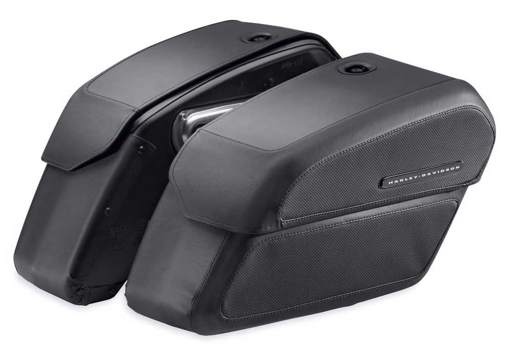 HarleyDavidson® Detachables Locking Saddlebags, Fits Fat Boy Models