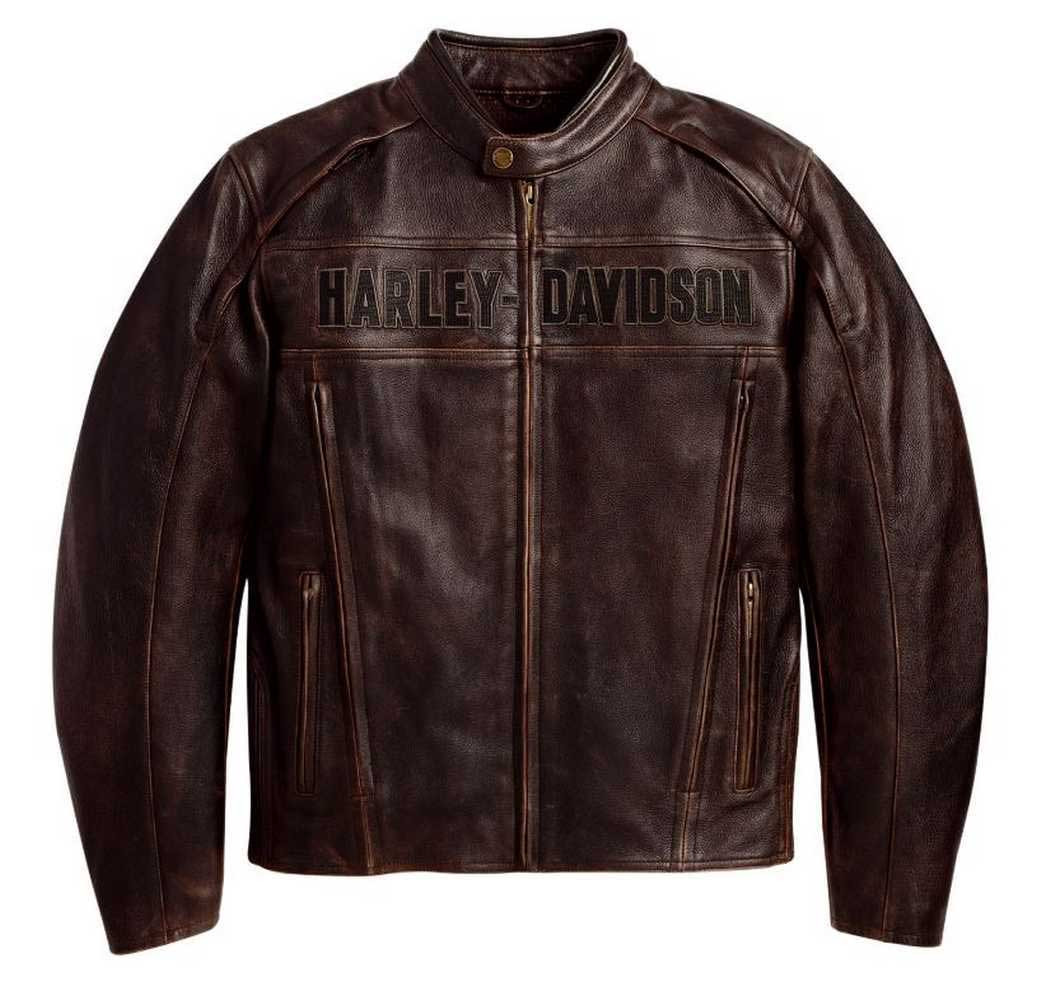 HarleyDavidson® Men's Roadway Leather Jacket Brown 9800211VM
