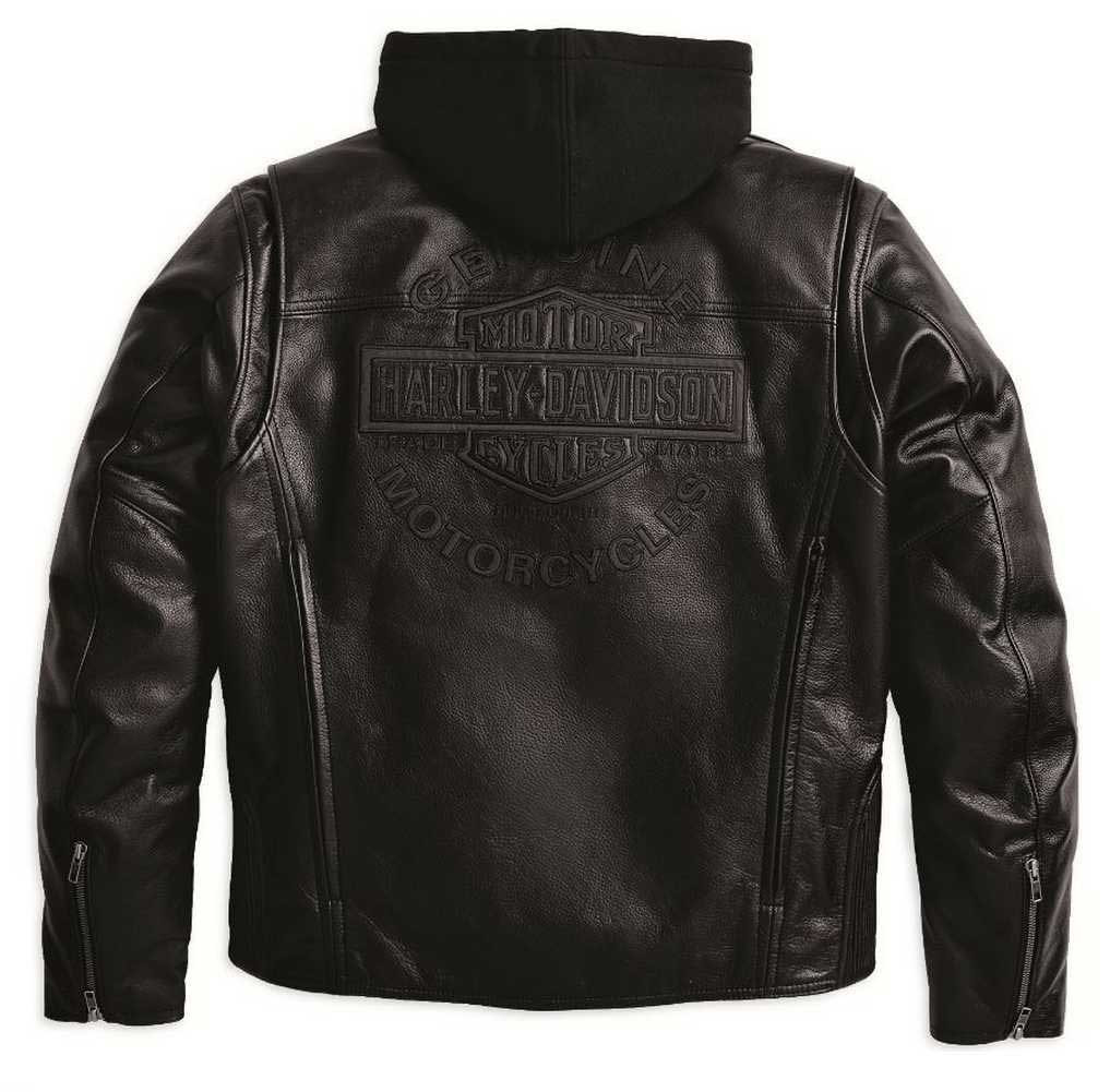 Harley-Davidson® Men's Reflective Road Warrior 3-in-1 Leather Jacket ...