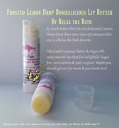 Frosted Lemon Drop Lip Butter