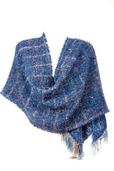 Multi-Colored Knitted Scarf