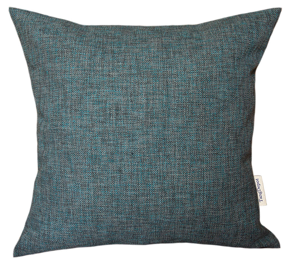 TangDepot Handmade Solid Multi Color Heavy Lined Linen Decorative Throw