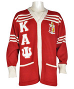 Red KAY Cardigan Style Sweater