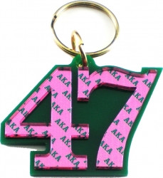 AKA Line Number Keychain