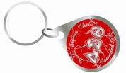 DST Circular Domed Keychain
