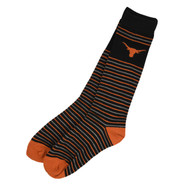 Texas Longhorn Dress Stripe Socks (XODS1-IND)