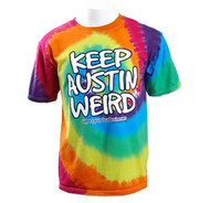 "Keep Austin Weird" Tie Dye Tee (2116TSTD)